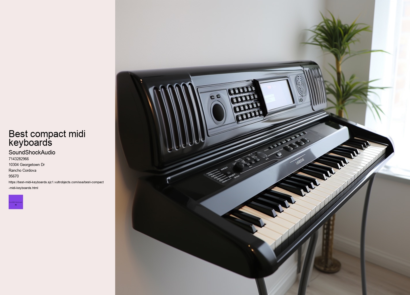 a midi keyboard